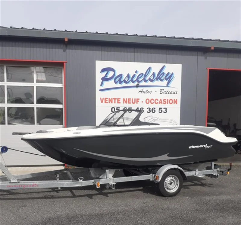 Plaisance Bayliner Elément M17 avec moteur Mercury F115cv Pro XS