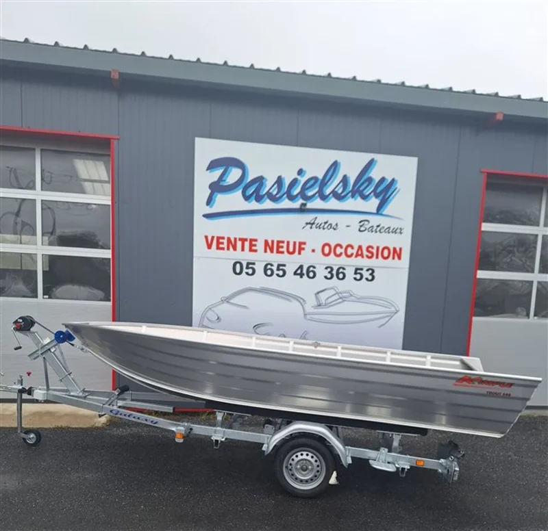 Barque de pêche aluminium Kimple Trout 440