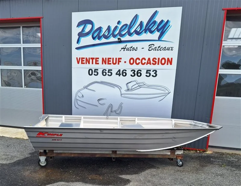 Barque de pêche KIMPLE Jon Boats J4217 Alu