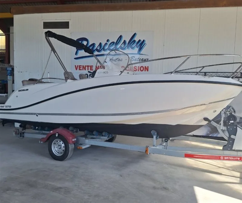 Quicksilver 605 Activ Open Mercury 115cv CT et remorque