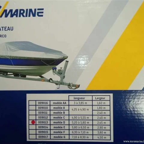 Bâche à bateau Modèle D - 5.20-5.80m X 245cm 