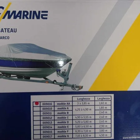 Bâche à bateau Modèle AA - 3,00-3,85m x 160cm